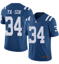 Colts 34 Rock Ya Sin Royal Blue Youth Stitched Football Limited Rush Jersey Colts 34 Rock Ya Sin Royal Blue Youth Stitched Football Limited Rush Jersey