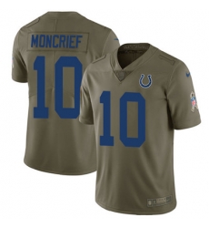 Youth Nike Colts #10 Donte Moncrief Olive Stitched NFL Limited 2017 Salute to Service Jersey Youth Nike Colts #10 Donte Moncrief Olive Stitched NFL Limited 2017 Salute to Service Jersey