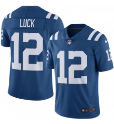 Youth Nike Indianapolis Colts 12 Andrew Luck Limited Royal Blue Rush Vapor Untouchable NFL Jersey Youth Nike Indianapolis Colts 12 Andrew Luck Limited Royal Blue Rush Vapor Untouchable NFL Jersey