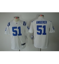 Youth Nike NFL Indianapolis Colts #51 Pat Angerer White Limited Jerseys Youth Nike NFL Indianapolis Colts #51 Pat Angerer White Limited Jerseys
