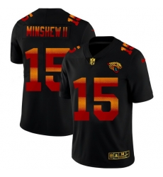 Jacksonville Jaguars 15 Gardner Minshew II Men Black Nike Red Orange Stripe Vapor Limited NFL Jersey Jacksonville Jaguars 15 Gardner Minshew II Men Black Nike Red Orange Stripe Vapor Limited NFL Jersey
