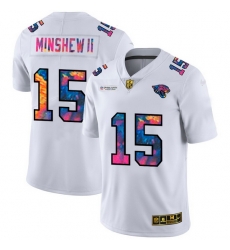 Jacksonville Jaguars 15 Gardner Minshew II Men White Nike Multi Color 2020 NFL Crucial Catch Limited NFL Jersey Jacksonville Jaguars 15 Gardner Minshew II Men White Nike Multi Color 2020 NFL Crucial Catch Limited NFL Jersey
