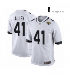 Men Jacksonville Jaguars 41 Josh Allen Game White Football Jersey Men Jacksonville Jaguars 41 Josh Allen Game White Football Jersey