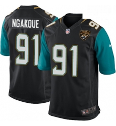 Men Nike Jacksonville Jaguars 91 Yannick Ngakoue Game Black Alternate NFL Jersey Men Nike Jacksonville Jaguars 91 Yannick Ngakoue Game Black Alternate NFL Jersey