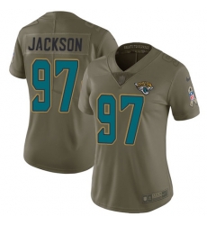 Nike Jaguars #97 Malik Jackson Olive Womens Stitched NFL Limited 2017 Salute to Service Jersey Nike Jaguars #97 Malik Jackson Olive Womens Stitched NFL Limited 2017 Salute to Service Jersey