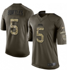 Youth Nike Jacksonville Jaguars 5 Blake Bortles Elite Green Salute to Service NFL Jersey Youth Nike Jacksonville Jaguars 5 Blake Bortles Elite Green Salute to Service NFL Jersey