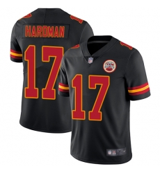 Chiefs 17 Mecole Hardman Black Men Stitched Football Limited Rush Jersey Chiefs 17 Mecole Hardman Black Men Stitched Football Limited Rush Jersey