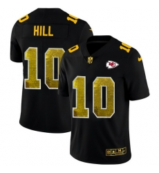 Kansas City Chiefs 10 Tyreek Hill Men Black Nike Golden Sequin Vapor Limited NFL Jersey Kansas City Chiefs 10 Tyreek Hill Men Black Nike Golden Sequin Vapor Limited NFL Jersey