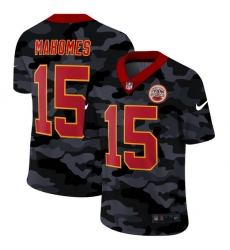 Kansas City Chiefs 15 Patrick Mahomes Men Nike 2020 Black CAMO Red Vapor Untouchable Limited Stitched NFL Jersey Kansas City Chiefs 15 Patrick Mahomes Men Nike 2020 Black CAMO Red Vapor Untouchable Limited Stitched NFL Jersey