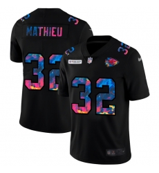 Kansas City Chiefs 32 Tyrann Mathieu Men Nike Multi Color Black 2020 NFL Crucial Catch Vapor Untouchable Limited Jersey Kansas City Chiefs 32 Tyrann Mathieu Men Nike Multi Color Black 2020 NFL Crucial Catch Vapor Untouchable Limited Jersey