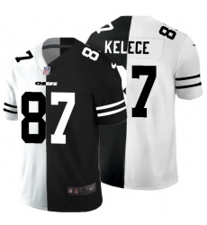 Kansas City Chiefs 87 Travis Kelce Men Black V White Peace Split Nike Vapor Untouchable Limited NFL Jersey Kansas City Chiefs 87 Travis Kelce Men Black V White Peace Split Nike Vapor Untouchable Limited NFL Jersey