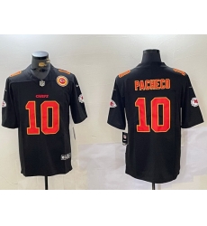 Men Kansas City Chiefs 10 Isiah Pacheco Black F U S E Vapor Untouchable Limited Stitched Football Jersey Men Kansas City Chiefs 10 Isiah Pacheco Black F U S E Vapor Untouchable Limited Stitched Football Jersey