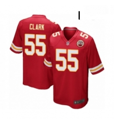 Men Kansas City Chiefs 55 Frank Clark Game Red Team Color Football Jersey Men Kansas City Chiefs 55 Frank Clark Game Red Team Color Football Jersey