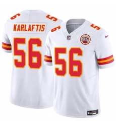 Men Kansas City Chiefs 56 George Karlaftis White 2024 F U S E Vapor Untouchable Limited Stitched Football Jersey Men Kansas City Chiefs 56 George Karlaftis White 2024 F U S E Vapor Untouchable Limited Stitched Football Jersey