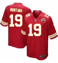 Men Nike Kansas City Chiefs 19 Joe Montana Game Red Team Color NFL Jersey Men Nike Kansas City Chiefs 19 Joe Montana Game Red Team Color NFL Jersey