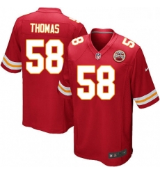 Men Nike Kansas City Chiefs 58 Derrick Thomas Game Red Team Color NFL Jersey Men Nike Kansas City Chiefs 58 Derrick Thomas Game Red Team Color NFL Jersey