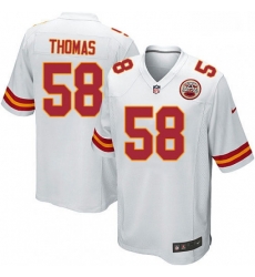 Men Nike Kansas City Chiefs 58 Derrick Thomas Game White NFL Jersey Men Nike Kansas City Chiefs 58 Derrick Thomas Game White NFL Jersey