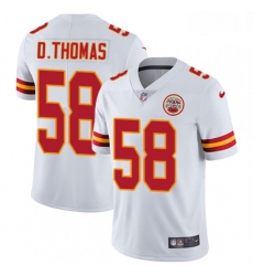 Men Nike Kansas City Chiefs 58 Derrick Thomas White Vapor Untouchable Limited Player NFL Jersey Men Nike Kansas City Chiefs 58 Derrick Thomas White Vapor Untouchable Limited Player NFL Jersey