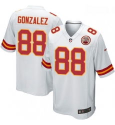 Men Nike Kansas City Chiefs 88 Tony Gonzalez Game White NFL Jersey Men Nike Kansas City Chiefs 88 Tony Gonzalez Game White NFL Jersey