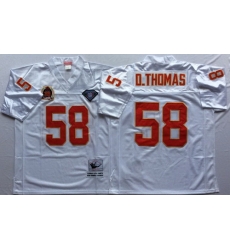 Mitchell And Ness Chiefs #58 derrick thomas white Throwback Stitched NFL Jersey Mitchell And Ness Chiefs #58 derrick thomas white Throwback Stitched NFL Jersey