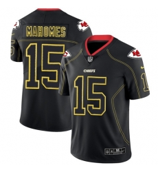 Nike Chiefs #15 Patrick Mahomes Lights Out Black Men Stitched NFL Limited Rush Jersey Nike Chiefs #15 Patrick Mahomes Lights Out Black Men Stitched NFL Limited Rush Jersey