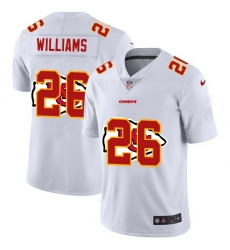 Nike Chiefs 26 Damien Williams White Shadow Logo Limited Jersey Nike Chiefs 26 Damien Williams White Shadow Logo Limited Jersey