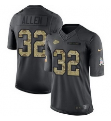 Nike Chiefs #32 Marcus Allen Black Mens Stitched NFL Limited 2016 Salute to Service Jersey Nike Chiefs #32 Marcus Allen Black Mens Stitched NFL Limited 2016 Salute to Service Jersey