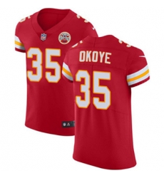 Nike Chiefs #35 Christian Okoye Red Team Color Mens Stitched NFL Vapor Untouchable Elite Jersey Nike Chiefs #35 Christian Okoye Red Team Color Mens Stitched NFL Vapor Untouchable Elite Jersey