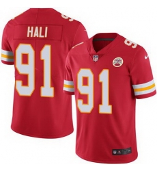 Nike Chiefs #91 Tamba Hali Red Mens Stitched NFL Limited Rush Jersey Nike Chiefs #91 Tamba Hali Red Mens Stitched NFL Limited Rush Jersey