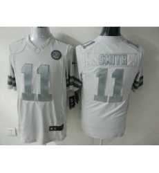 Nike Kansas City Chiefs 11 Alex Smith White Game Platinum NFL Jersey Nike Kansas City Chiefs 11 Alex Smith White Game Platinum NFL Jersey