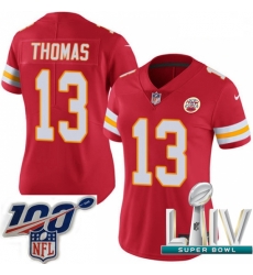 2020 Super Bowl LIV Women Nike Kansas City Chiefs #13 De'Anthony Thomas Red Team Color Vapor Untouchable Limited Player NFL Jersey 2020 Super Bowl LIV Women Nike Kansas City Chiefs #13 De'Anthony Thomas Red Team Color Vapor Untouchable Limited Player NFL Jersey
