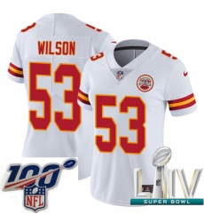 2020 Super Bowl LIV Women Nike Kansas City Chiefs #53 Ramik Wilson White Vapor Untouchable Limited Player NFL Jersey 2020 Super Bowl LIV Women Nike Kansas City Chiefs #53 Ramik Wilson White Vapor Untouchable Limited Player NFL Jersey