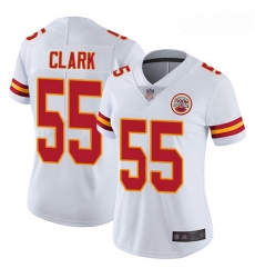 Chiefs #55 Frank Clark White Women Stitched Football Vapor Untouchable Limited Jersey Chiefs #55 Frank Clark White Women Stitched Football Vapor Untouchable Limited Jersey