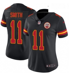 Womens Nike Kansas City Chiefs 11 Alex Smith Limited Black Rush Vapor Untouchable NFL Jersey Womens Nike Kansas City Chiefs 11 Alex Smith Limited Black Rush Vapor Untouchable NFL Jersey