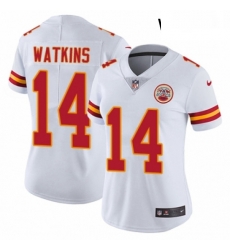 Womens Nike Kansas City Chiefs 14 Sammy Watkins White Vapor Untouchable Limited Player NFL Jersey Womens Nike Kansas City Chiefs 14 Sammy Watkins White Vapor Untouchable Limited Player NFL Jersey
