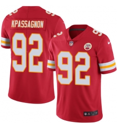 Nike Chiefs #92 Tanoh Kpassagnon Red Team Color Youth Stitched NFL Vapor Untouchable Limited Jersey Nike Chiefs #92 Tanoh Kpassagnon Red Team Color Youth Stitched NFL Vapor Untouchable Limited Jersey