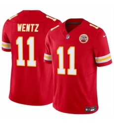Youth Kansas City Chiefs 11 Carson Wentz Red 2023 F U S E Vapor Untouchable Limited Stitched Football Jersey Youth Kansas City Chiefs 11 Carson Wentz Red 2023 F U S E Vapor Untouchable Limited Stitched Football Jersey
