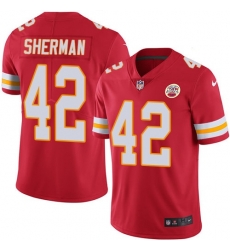 Youth Nike Chiefs 42 Anthony Sherman Red Team Color Stitched NFL Vapor Untouchable Limited Jersey Youth Nike Chiefs 42 Anthony Sherman Red Team Color Stitched NFL Vapor Untouchable Limited Jersey