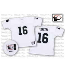 16 Jim Plunkett mitchell&ness Raiders Premier Jersey white 16 Jim Plunkett mitchell&ness Raiders Premier Jersey white