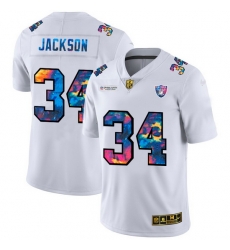 Las Vegas Raiders 34 Bo Jackson Men White Nike Multi Color 2020 NFL Crucial Catch Limited NFL Jersey Las Vegas Raiders 34 Bo Jackson Men White Nike Multi Color 2020 NFL Crucial Catch Limited NFL Jersey