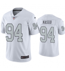Las Vegas Raiders 4 Carl Nassib Color Rush Limited Jersey White Jersey Las Vegas Raiders 4 Carl Nassib Color Rush Limited Jersey White Jersey