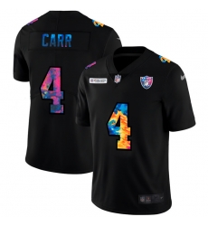 Las Vegas Raiders 4 Derek Carr Men Nike Multi Color Black 2020 NFL Crucial Catch Vapor Untouchable Limited Jersey Las Vegas Raiders 4 Derek Carr Men Nike Multi Color Black 2020 NFL Crucial Catch Vapor Untouchable Limited Jersey