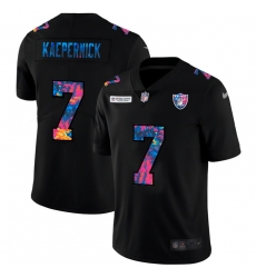Las Vegas Raiders 7 Colin Kaepernick Men Nike Multi Color Black 2020 NFL Crucial Catch Vapor Untouchable Limited Jersey Las Vegas Raiders 7 Colin Kaepernick Men Nike Multi Color Black 2020 NFL Crucial Catch Vapor Untouchable Limited Jersey