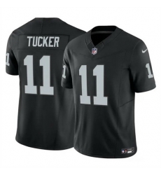 Men Las Vegas Raiders 11 Tre Tucker Black 2023 F U S E Vapor Untouchable Stitched Football Jersey Men Las Vegas Raiders 11 Tre Tucker Black 2023 F U S E Vapor Untouchable Stitched Football Jersey