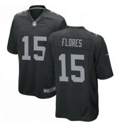 Men Las Vegas Raiders 15 Tom Flores Black Limited Jersey Men Las Vegas Raiders 15 Tom Flores Black Limited Jersey