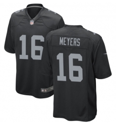 Men Las Vegas Raiders 16 Jakobi Meyers Black Stitched Football Game Jersey Men Las Vegas Raiders 16 Jakobi Meyers Black Stitched Football Game Jersey