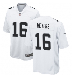 Men Las Vegas Raiders 16 Jakobi Meyers White Stitched Football Game Jersey Men Las Vegas Raiders 16 Jakobi Meyers White Stitched Football Game Jersey