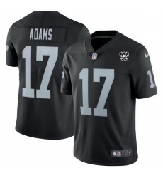 Men Las Vegas Raiders 17 Davante Adams Black 2024 65th Anniversary Patch Vapor Stitched Football Jersey Men Las Vegas Raiders 17 Davante Adams Black 2024 65th Anniversary Patch Vapor Stitched Football Jersey