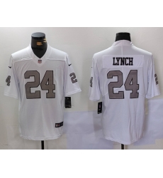 Men Las Vegas Raiders 24 Marshawn Lynch White Vapor Untouchable Limited Stitched Jersey Men Las Vegas Raiders 24 Marshawn Lynch White Vapor Untouchable Limited Stitched Jersey