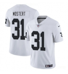Men Las Vegas Raiders 31 Raheem Mostert White 2025 Vapor Stitched Football Jersey Men Las Vegas Raiders 31 Raheem Mostert White 2025 Vapor Stitched Football Jersey